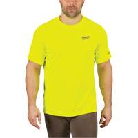 Chandail l&eacute;ger &agrave; haute visibilit&eacute; Workskin, Hommes, Petit, Jaune Oxford Builders Supplies Inc