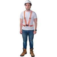 Harnais pour la circulation, Orange haute visibilit&eacute;, Couleur r&eacute;fl&eacute;chissante Argent, Moyen Oxford Builders Supplies Inc