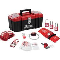 Standard Personal Lockout Kit with Zenex Thermoplastic Locks, Valve Kit, 13 Components Oxford Builders Supplies Inc