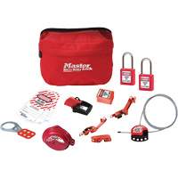 Standard Lockout Kit with Zenex Thermoplastic Locks, Electrical/Valve Kit, 14 Components Oxford Builders Supplies Inc