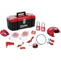 Basic Lockout Kit with Zenex Thermoplastic Locks, Electrical/Valve Kit, 19 Components Oxford Builders Supplies Inc