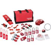 Premier Lockout Kit with Zenex Thermoplastic Locks, Electrical/Valve Kit, 34 Components Oxford Builders Supplies Inc