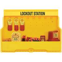 Premier Electrical Lockout Station, None Padlocks, 16 Padlock Capacity, Padlocks Not Included Oxford Builders Supplies Inc