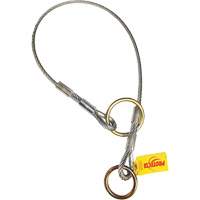 Cable Dual-Ring Adaptor, Tie-Off, Temporary Use Oxford Builders Supplies Inc