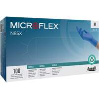 Microflex&reg; N85 Gloves, X-Small, Nitrile, 3.5-mil, Powder-Free, Blue, Class 2 Oxford Builders Supplies Inc
