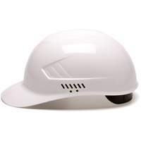 Ridgeline Bump Cap, Pinlock Suspension, White Oxford Builders Supplies Inc