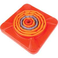 C&ocirc;ne de signalisation repliable, 18" h, Orange Oxford Builders Supplies Inc