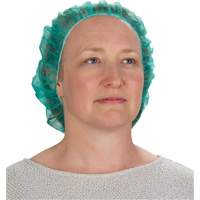Bonnets bouffants, Polypropyl&egrave;ne, 21", Vert Oxford Builders Supplies Inc