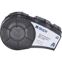 Self-Laminating Wrap Around Labels with Ribbon, Black Oxford Builders Supplies Inc