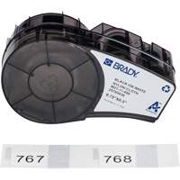 Aggressive Adhesive Multi-Purpose Labels with Ribbon, Black Oxford Builders Supplies Inc