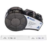Aggressive Adhesive Multi-Purpose Labels with Ribbon, Black Oxford Builders Supplies Inc