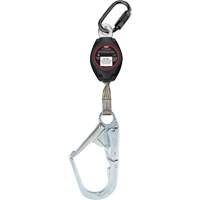 Cordage de s&eacute;curit&eacute; autor&eacute;tractable avec grand mousqueton Dynamic, 7', Polyester, Pivotant Oxford Builders Supplies Inc