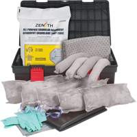 Trousses contre les d&eacute;versements dans une boîte &agrave; outils, Universel, Bac, Absorbance de 31 gal. US Oxford Builders Supplies Inc