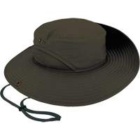 Chapeau l&eacute;ger de forestier Chill-Its 8936 avec panneau en maille, Vert Oxford Builders Supplies Inc