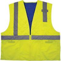 Veste de s&eacute;curit&eacute; refroidissante Chill-Its 6668, Petit, Jaune lime haute visibilit&eacute; Oxford Builders Supplies Inc