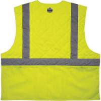 Veste de s&eacute;curit&eacute; refroidissante Chill-Its 6668, Petit, Jaune lime haute visibilit&eacute; Oxford Builders Supplies Inc
