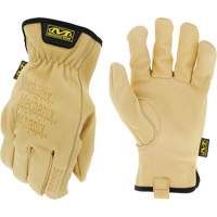 Driver's Work Gloves, 8, Grain Cowhide Palm Oxford Builders Supplies Inc