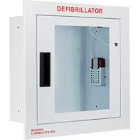 Grande armoire enti&egrave;rement encastr&eacute;e avec alarme, Zoll AED Plus/Zoll AED 3/Cardio-Science/Physio-Control Pour, Non m&eacute;dical Oxford Builders Supplies Inc