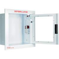 Grande armoire enti&egrave;rement encastr&eacute;e avec alarme, Zoll AED Plus/Zoll AED 3/Cardio-Science/Physio-Control Pour, Non m&eacute;dical Oxford Builders Supplies Inc