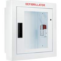 Grande armoire semi-encastr&eacute;e avec alarme, Zoll AED Plus/Zoll AED 3/Cardio-Science/Physio-Control Pour, Non m&eacute;dical Oxford Builders Supplies Inc