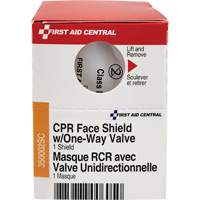 SmartCompliance&reg; Refill CPR Faceshield with One-Way Valve, Single Use Faceshield, Class 2 Oxford Builders Supplies Inc