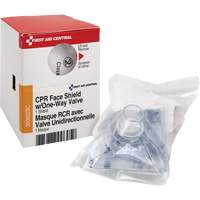 SmartCompliance&reg; Refill CPR Faceshield with One-Way Valve, Single Use Faceshield, Class 2 Oxford Builders Supplies Inc