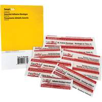 Recharge de bandages adh&eacute;sifs SmartCompliance, Assorti, Tissu/Plastique, Non st&eacute;rile Oxford Builders Supplies Inc