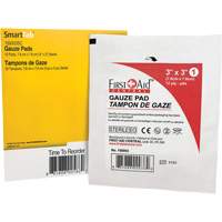 Recharge de gaze SmartCompliance, Tampon, 3" lo x 3" la, St&eacute;rile, Dispositif m&eacute;dical Classe 1 Oxford Builders Supplies Inc