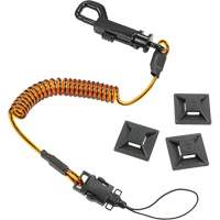 Squids 3151 Coil Lanyard Swivel Hook and Detachable Loop Oxford Builders Supplies Inc
