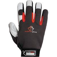 Clutch Gear&reg; Thinsulate Mechanic's Gloves, Grain Goatskin/Split Leather Palm, Size Small/7 Oxford Builders Supplies Inc