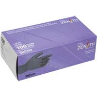 Gants jetables de calibre m&eacute;dical, Grand, Nitrile, 6 mils, Sans poudre, Noir, Classe 2 Oxford Builders Supplies Inc