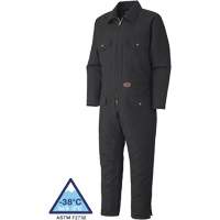 520A Combinaisons en toile de coton matelass&eacute;e, Hommes, Noir, Taille Petit Oxford Builders Supplies Inc