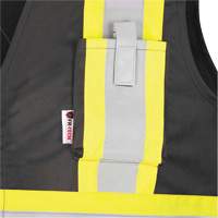 7729 Veste r&eacute;sistante aux arcs &eacute;lectriques FR-Tech, Petit, Noir, 10 cal/cm² Oxford Builders Supplies Inc