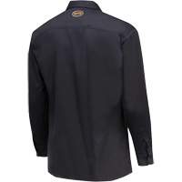 7742 FR-Tech&reg; Flame-Resistant Safety Shirt, Small, Navy Blue Oxford Builders Supplies Inc