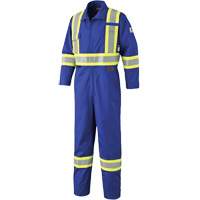 7706 Combinaison ignifuge FR-Tech avec fermetures &agrave; glissi&egrave;re aux jambes, Taille 36, Bleu royal, 9,7 cal/cm² Oxford Builders Supplies Inc