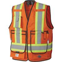 7732 Veste d'arpenteur ignifuge et r&eacute;sistant aux arcs &eacute;lectriques FR-Tech, Petit, Orange haute visibilit&eacute;, 9,7 cal/cm² Oxford Builders Supplies Inc
