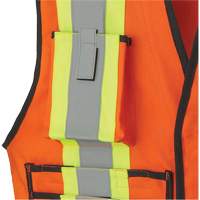 7732 Veste d'arpenteur ignifuge et r&eacute;sistant aux arcs &eacute;lectriques FR-Tech, Petit, Orange haute visibilit&eacute;, 9,7 cal/cm² Oxford Builders Supplies Inc