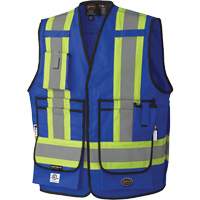 7733 Veste d'arpenteur ignifuge et r&eacute;sistant aux arcs &eacute;lectriques FR-Tech, Petit, Bleu royal, 9,7 cal/cm² Oxford Builders Supplies Inc