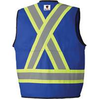 7733 Veste d'arpenteur ignifuge et r&eacute;sistant aux arcs &eacute;lectriques FR-Tech, Petit, Bleu royal, 9,7 cal/cm² Oxford Builders Supplies Inc