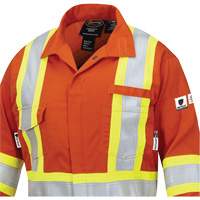 7702W Combinaison FR-Tech ignifuge/contre les arcs pour femme, Taille T-petit, Orange haute visibilit&eacute;, 10 cal/cm² Oxford Builders Supplies Inc