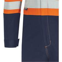 7702BB Combinaison de s&eacute;curit&eacute; FR-Tech 2 tons, Taille 36, Bleu marin/Orange, 10 cal/cm² Oxford Builders Supplies Inc