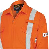 7702BB Combinaison de s&eacute;curit&eacute; FR-Tech 2 tons, Taille 36, Bleu marin/Orange, 10 cal/cm² Oxford Builders Supplies Inc