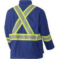 5523 Flame-Resistant Safety Parka, Small, Royal Blue, 58 cal/cm² Oxford Builders Supplies Inc