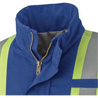 5523 Flame-Resistant Safety Parka, Small, Royal Blue, 58 cal/cm² Oxford Builders Supplies Inc