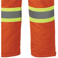 5534A Combinaison de s&eacute;curit&eacute; matelass&eacute;e ignifuge, Petit, Orange Oxford Builders Supplies Inc