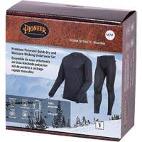 D2200A Ensemble de sous-v&ecirc;tements &agrave; s&eacute;chage rapide et &eacute;vacuation de l'humidit&eacute; de premi&egrave;re qualit&eacute;, Hommes, T-petit, Noir Oxford Builders Supplies Inc