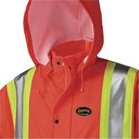 5896 Manteau long imperm&eacute;able et ignifuge, Petit, Orange haute visibilit&eacute; Oxford Builders Supplies Inc