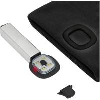 5678 Knit Toque with LED Headlight, Fleece Lining, One Size, Black Oxford Builders Supplies Inc