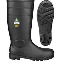 1022 Safety Boots, PVC, Steel Toe, Size 10, Puncture Resistant Sole Oxford Builders Supplies Inc