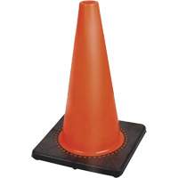 181P Premium Flexible Safety Cone, 18", Orange Oxford Builders Supplies Inc